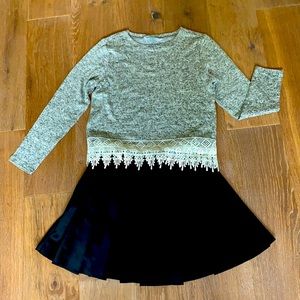 Girls skirt and sweater set (2 pieces) size 10